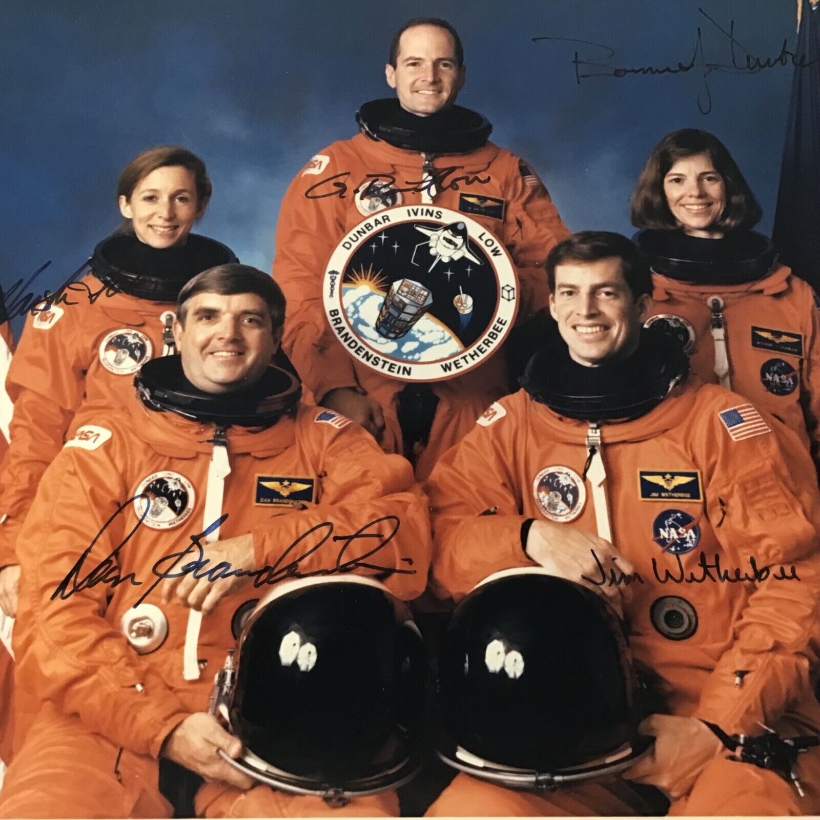 Vintage NASA STS-32 Crew PHOTO \