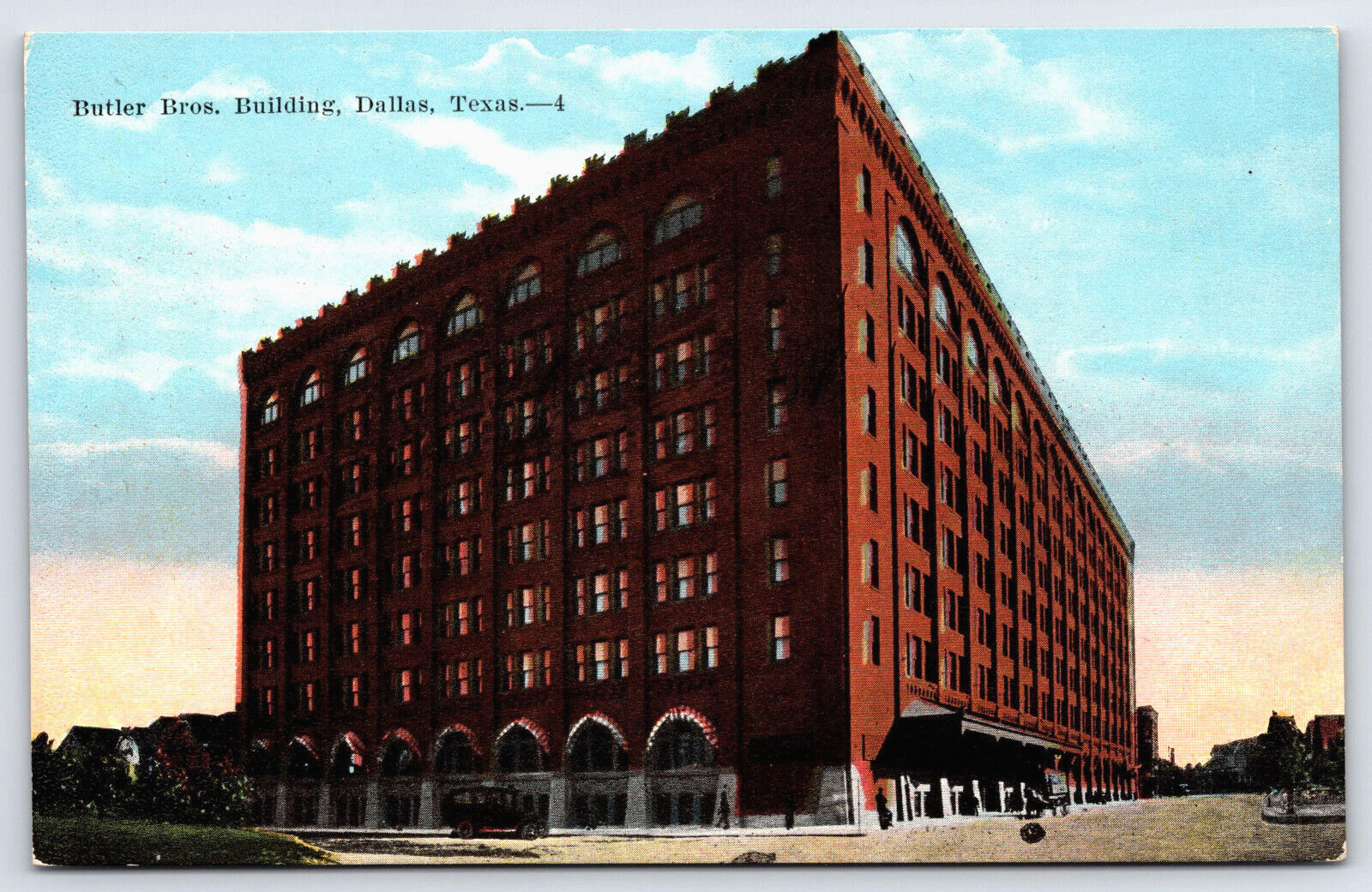 Dallas TX-Texas, Butler Brothers Building, Antique, Vintage Postcard
