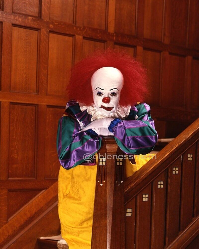 8x10 IT Pennywise 1990 GLOSSY PHOTO photograph picture print tim curry clown