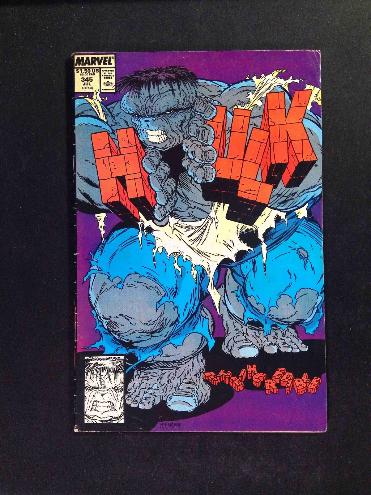 Incredible Hulk #345  Marvel Comics 1988 VG