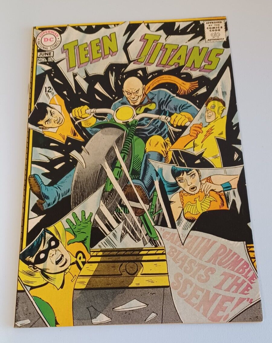 Vintage TEEN TITANS #15 June 1968 DC Comics ~ Used Bagged Boarded
