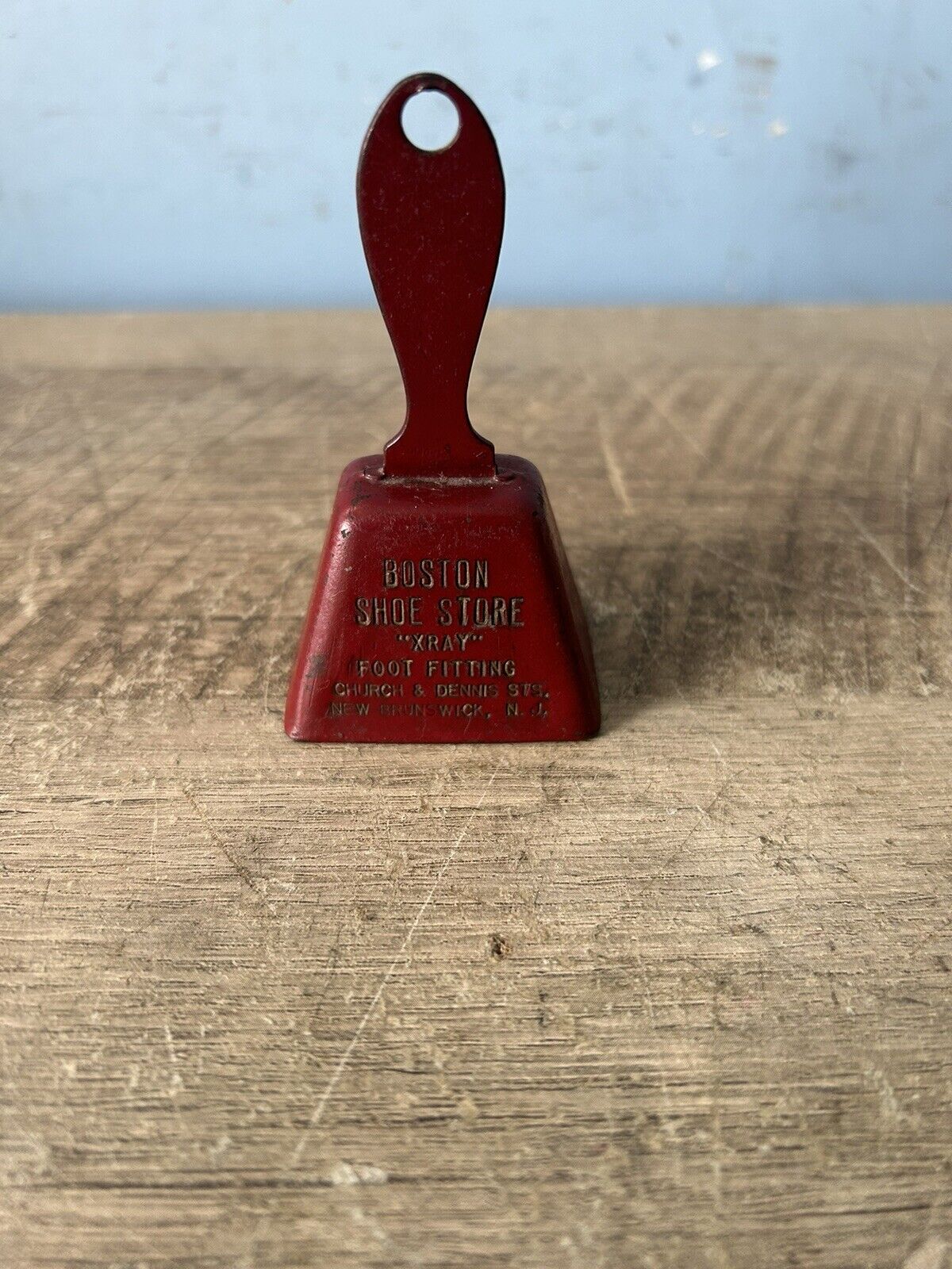 Antique 1920s Boston Shoe Store Promotional Advertising Bell