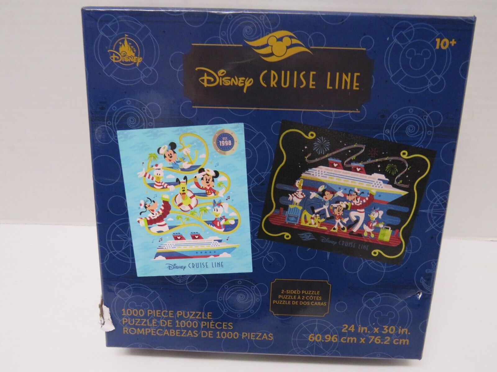 NIP DISNEY CRUISE LINE 1000 Pc 2 Sided Puzzle Mickey Mouse and Friends