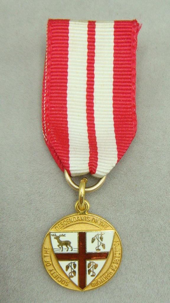 SOCIETY OF THE DESCENDANTS OF THE FOUNDERS OF HARTFORD - Miniature Medal Ribbon