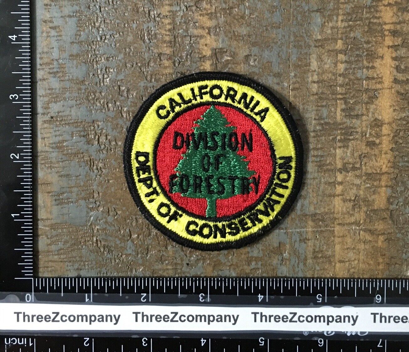Vintage California Department Of Conservation Division Of Forestry Sew-On Patch