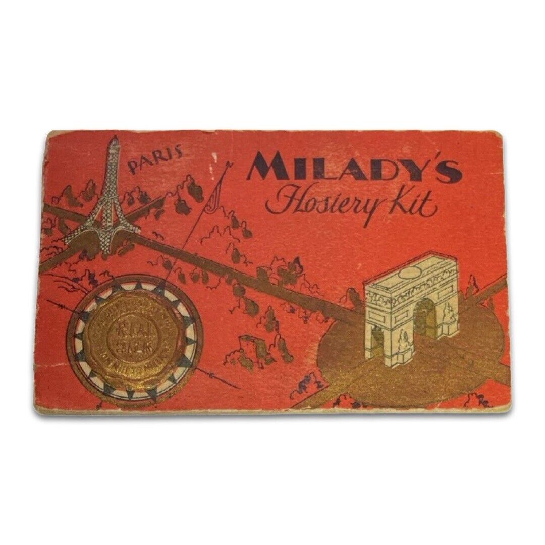 Vintage Antique Milady’s Sill Hosiery Service Kit Rare Unique Ephemera Sewing