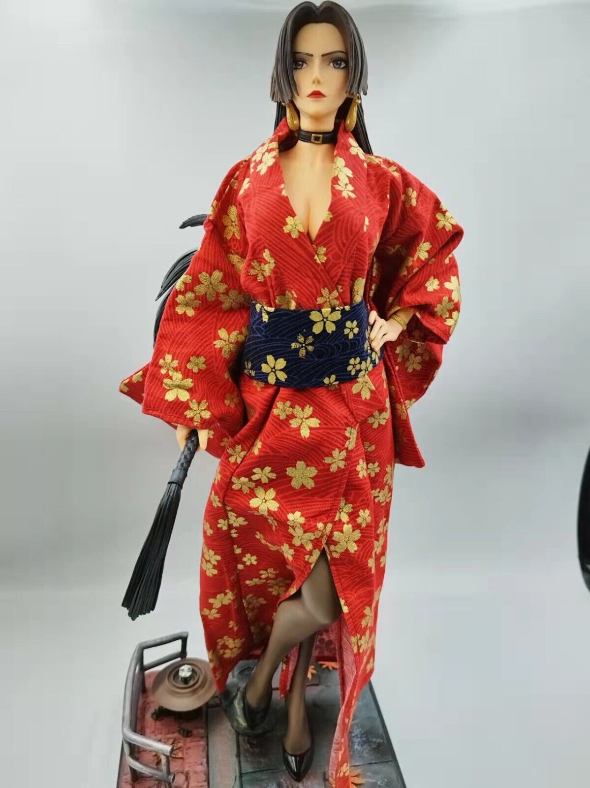 Large 52CM kimono Boa Hancock  PVC Anime Figure statue Toy No box Can take off