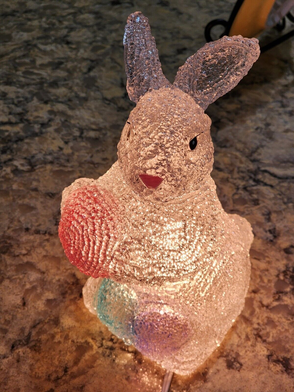 Cracker Barrel Easter Bunny Light 8.5 In. High With Original Box