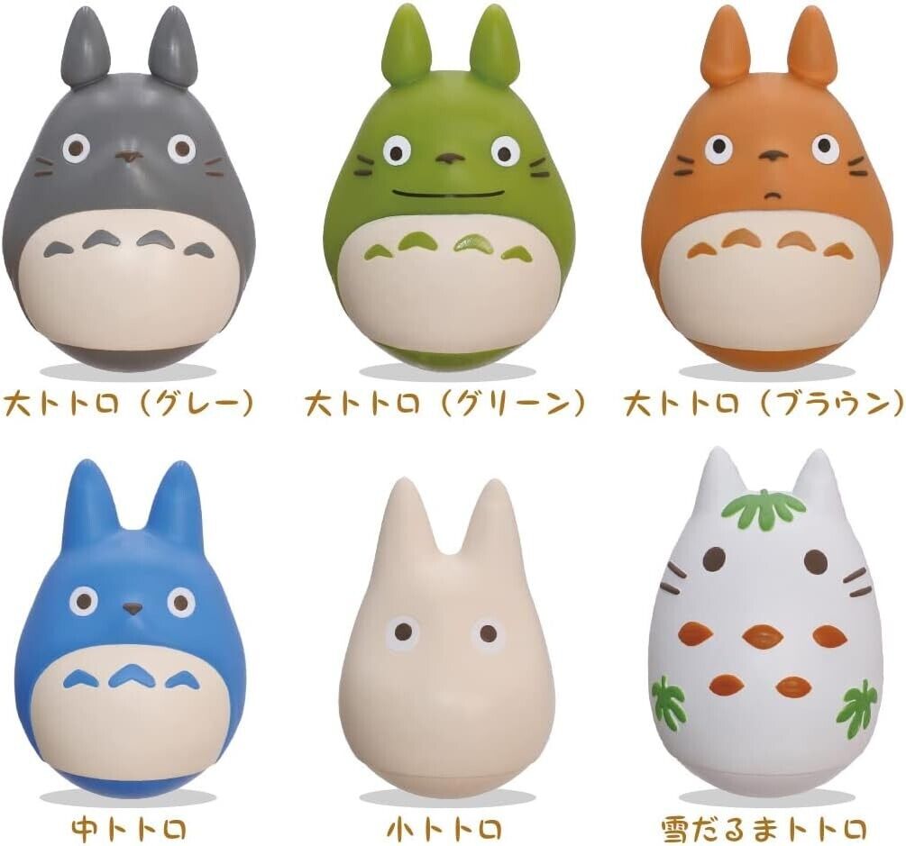 Ensky My Neighbor Totoro Potteri Yurayura Okiagari Koboshi 6Pack BOX Japan