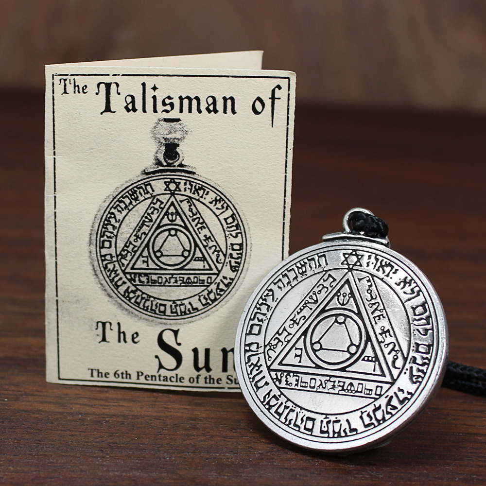 Talisman Pentacle of the Sun Solomon Seal Pendant kabbalah Hermetic Jewelry