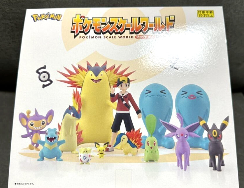 Pokemon Scale World Johto Regional Set Shokugan FROM JAPAN