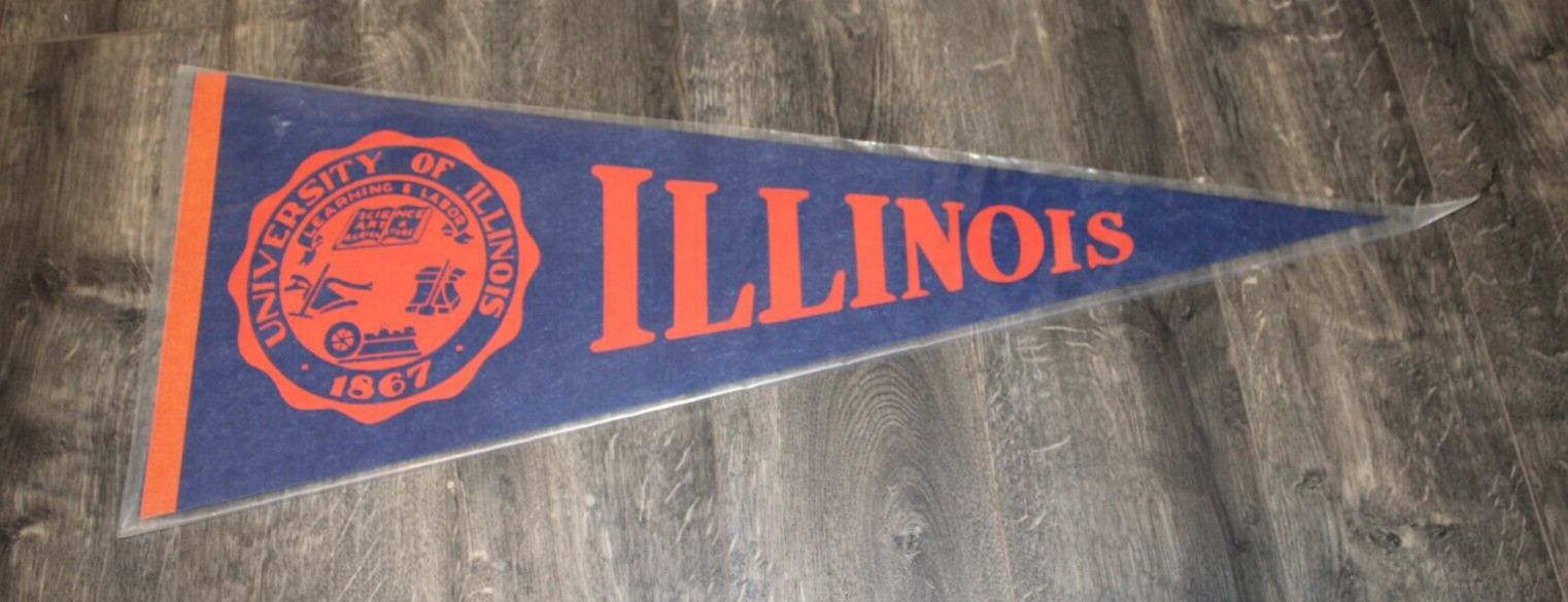 Vintage Illinois Pennant
