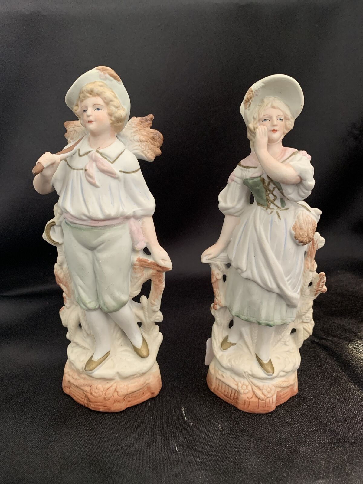 2 Vintage Victorian Porcelain Dolls made in Occupied Japan