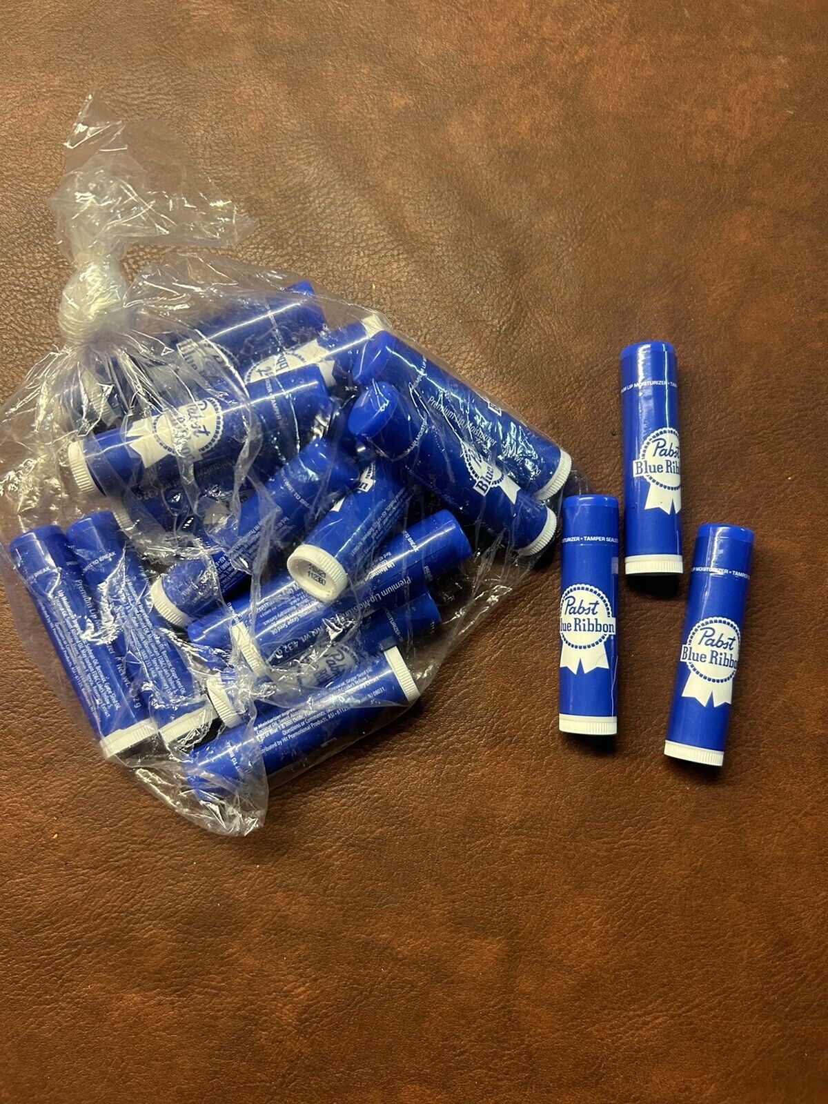 Lot Of 15 Pabst Blue Ribbon Chapstick - Balm Lip Moisturizer - NEW