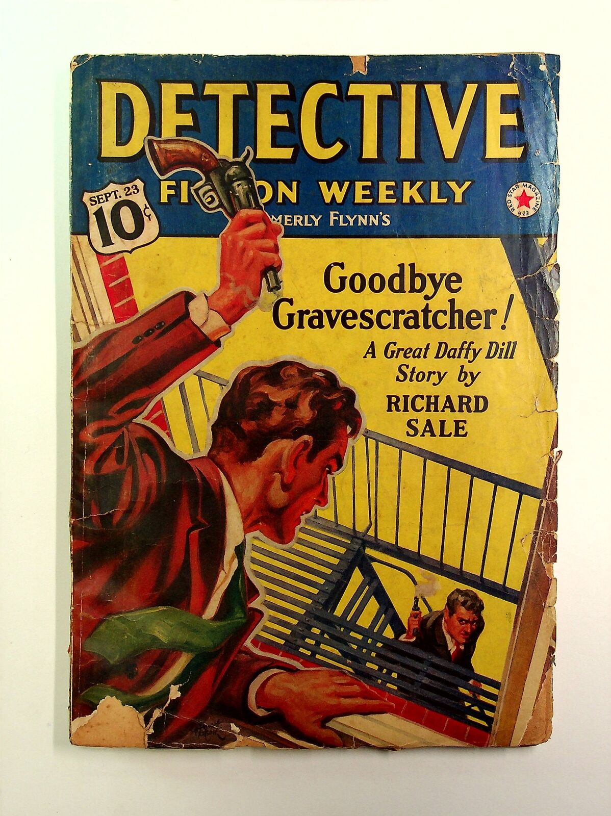 Detective Fiction Weekly Pulp Sep 23 1939 Vol. 131 #3 GD Low Grade