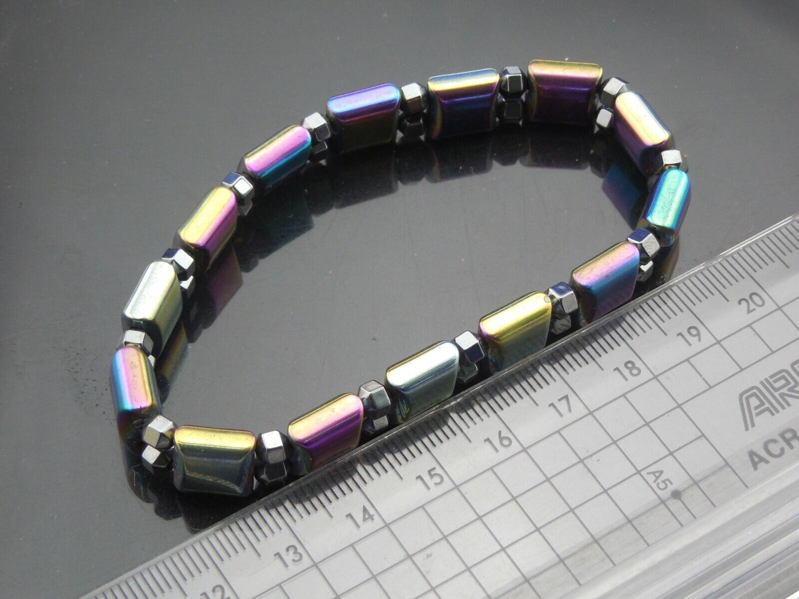Costume LP Somporn Treasure Rainbow Magnet Jewel PENDANT Amulet LEKLAI Bracelet