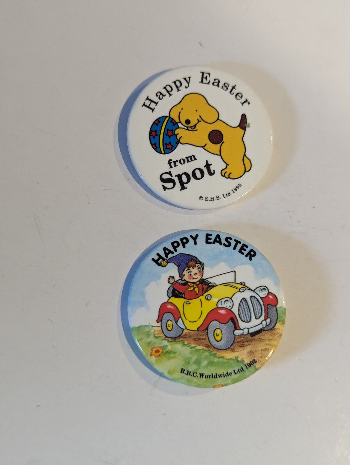 Noddy & Spot Vintage Pin Badges 1990\'s