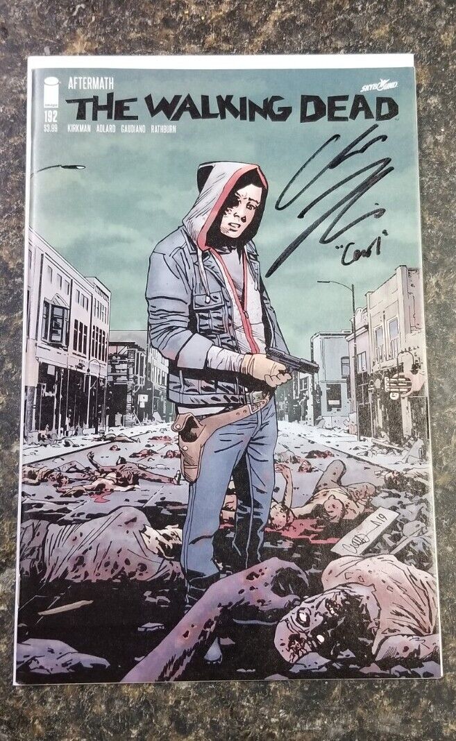 Walking Dead #192 Death of Rick Grimes Signed Chandler Riggs \