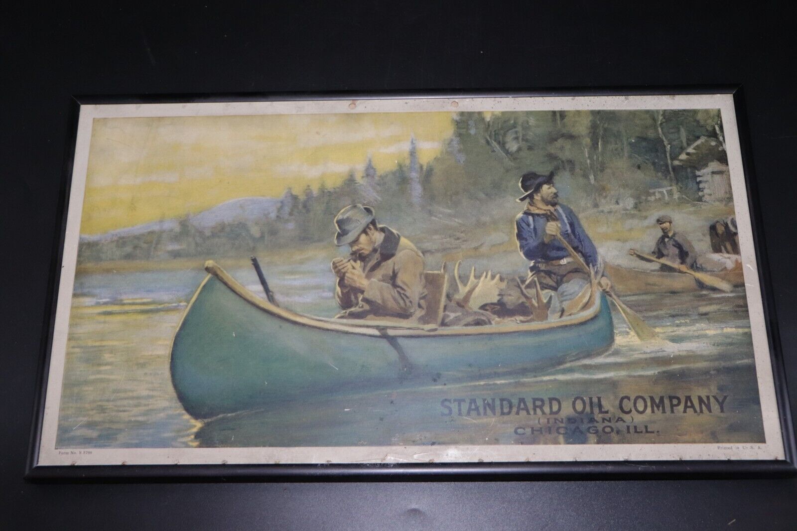 Standard Oil Co. Chicago IL Calendar Top - Vintage