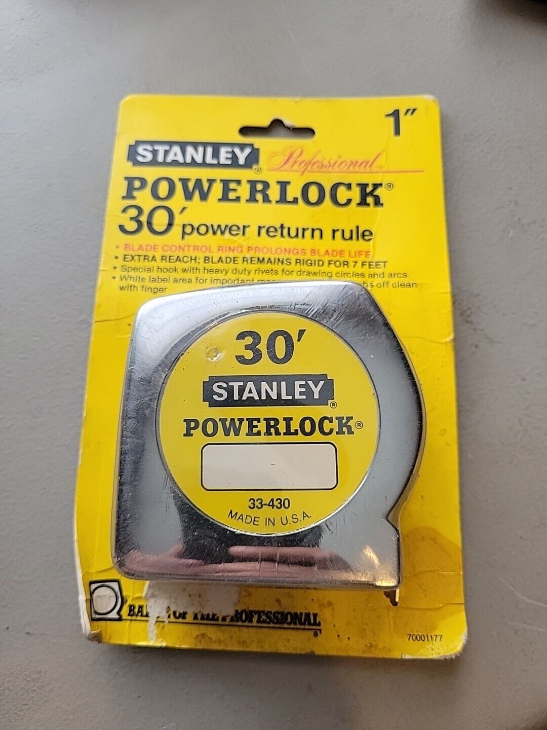 Vintage 1987 Stanley 30 FT. Powerlock Rule (33-430) New USA