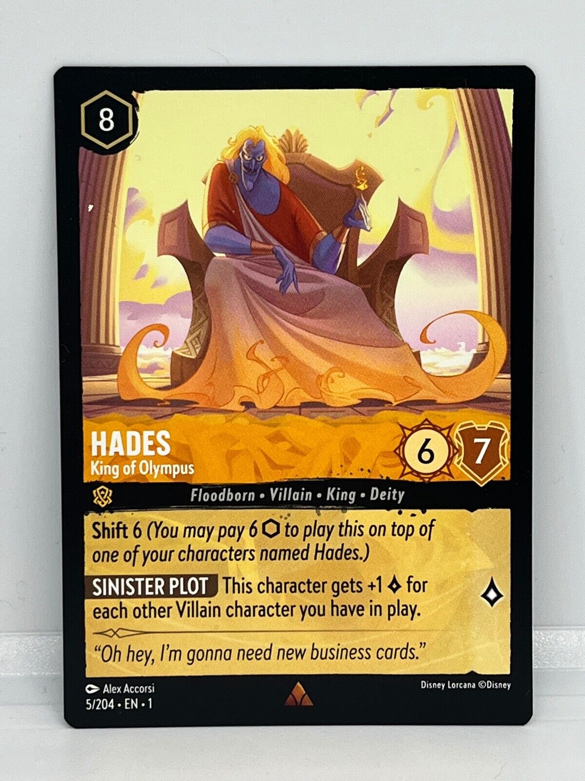 DISNEY LORCANA THE FIRST CHAPTER FOIL RARE HOLO CARDS