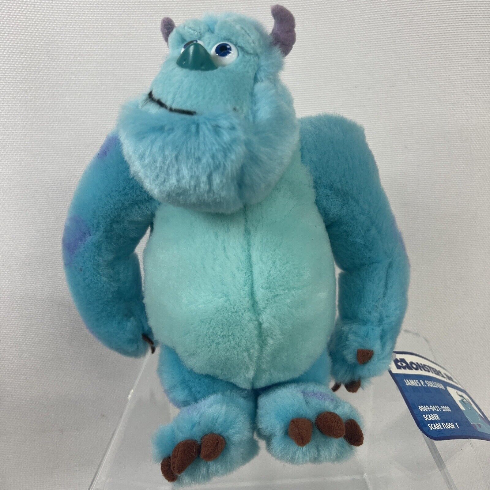Disney Pixar Monsters Inc Plush Sullivan Sully 8 inch stuffed bean bag with TAGS