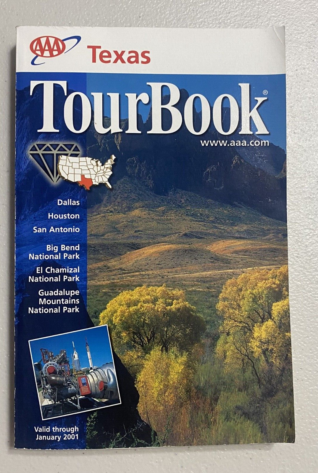 AAA Texas Tour Book 2001 Edition