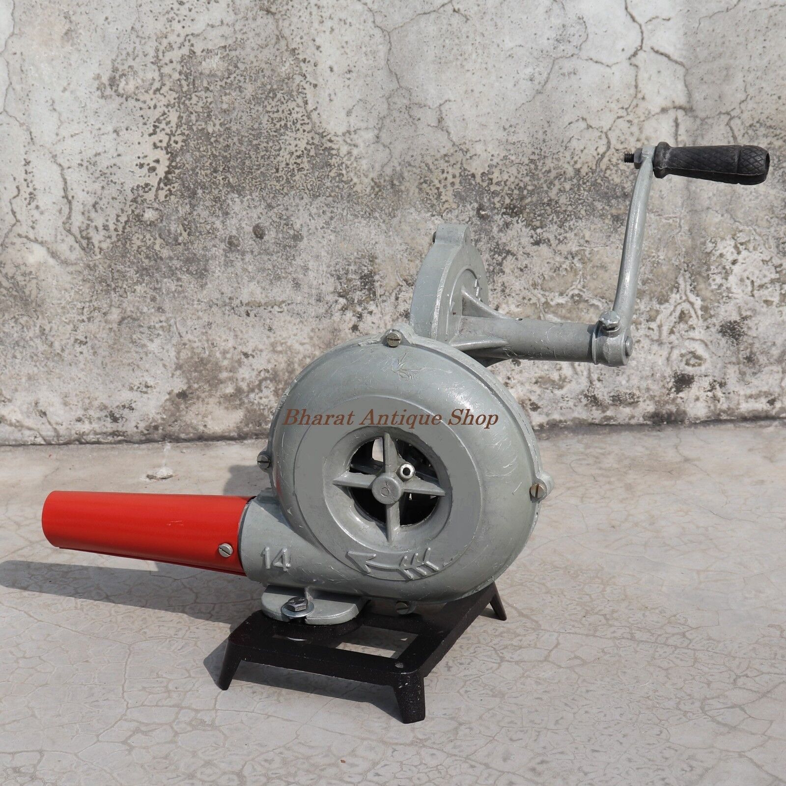 Forge Furnace Vintage Style With Hand Blower Pedal Type Handle Blacksmiths