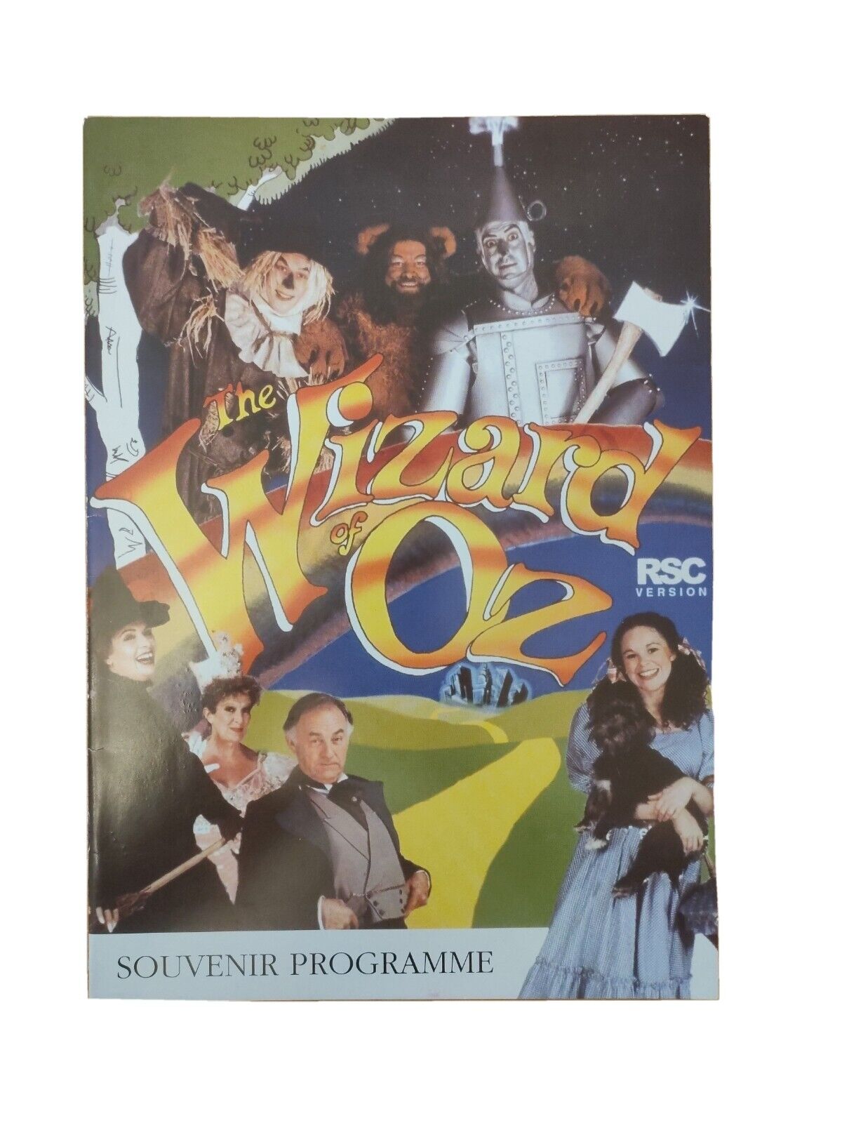 SIGNED: RSC The Wizard Of Oz Brian Blessed Arthur Bostrom Peter Duncan Programme
