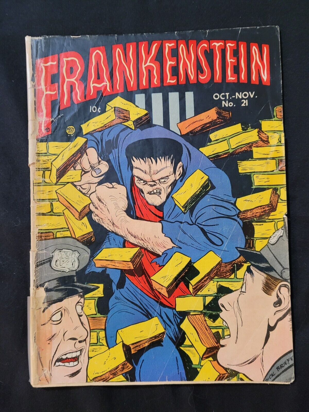 Frankenstein #21 - Prize Publications 1952 GD