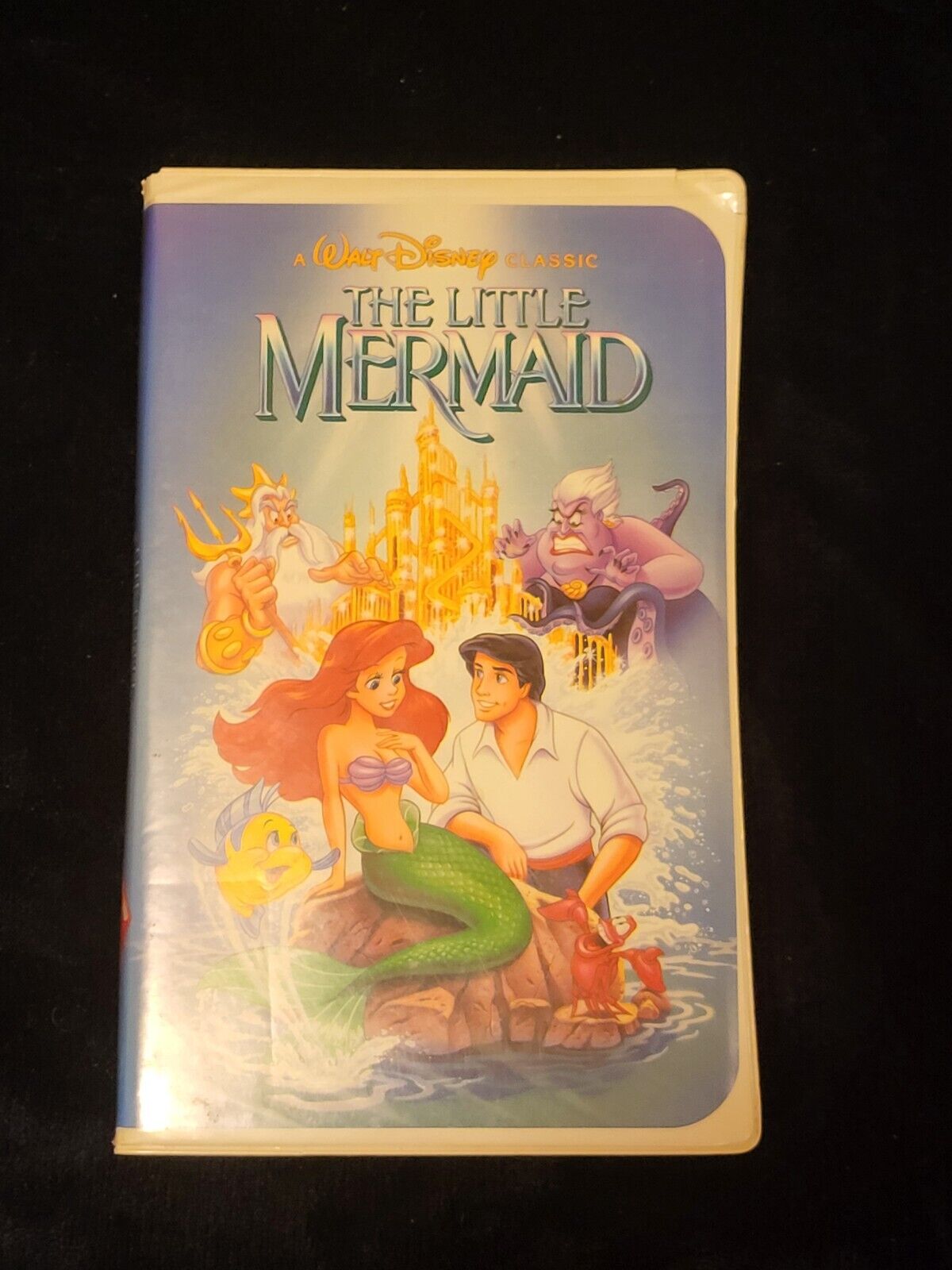 LITTLE MERMAID BLACK DIAMOND VHS  with BANNED ORIGINAL COVER