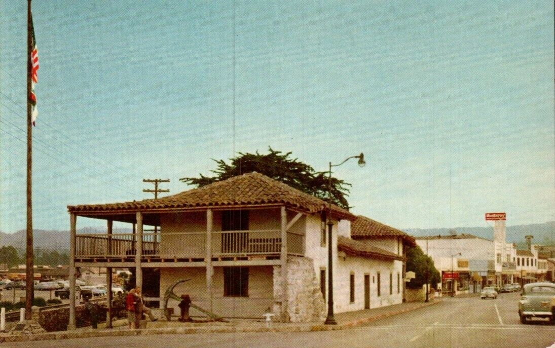 Postcard - The Old Custom House, Monterey, California
