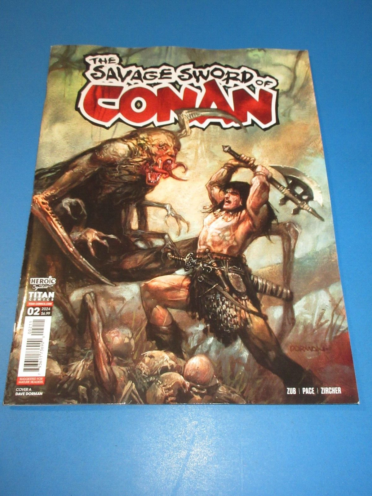 The Savage Sword of Conan #2 Dorman Variant NM Gem Wow