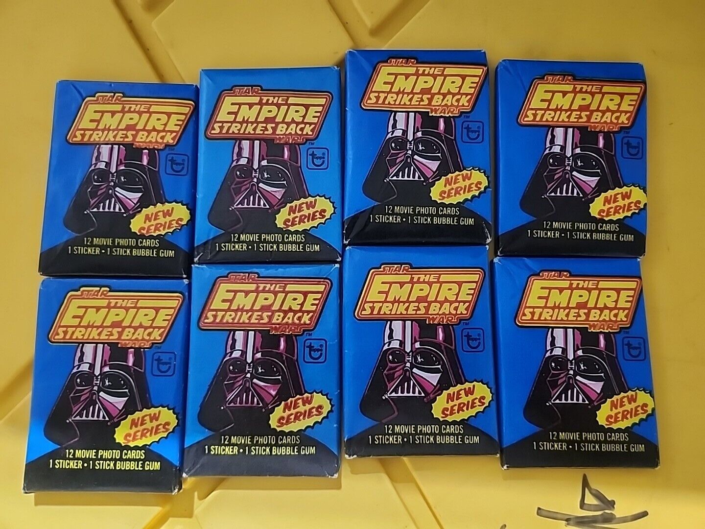 (8) Sealed Wax Pack 1980 Topps Star Wars Empire Strikes Back Card Factory Sealed