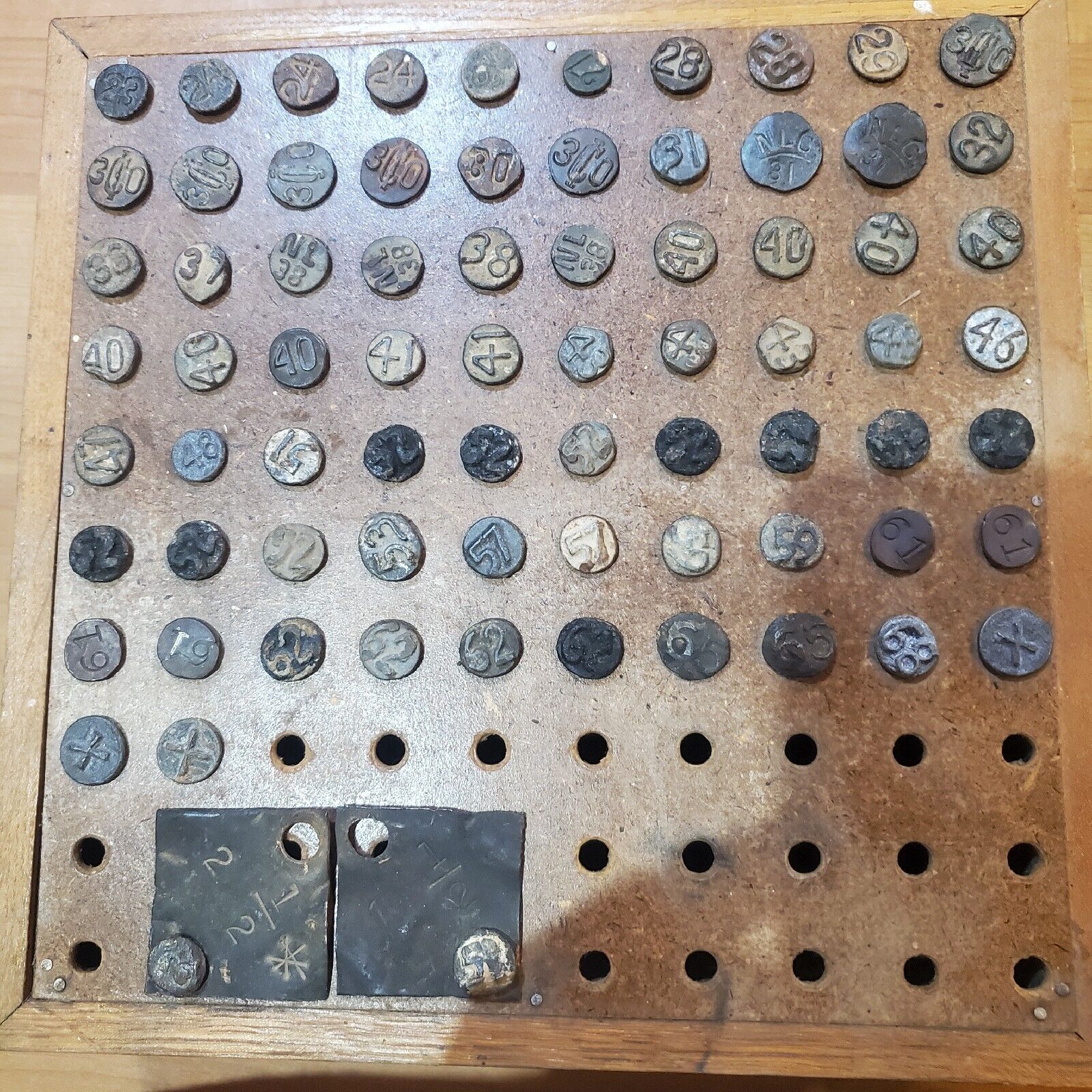 Dated Railroad Nail Collection