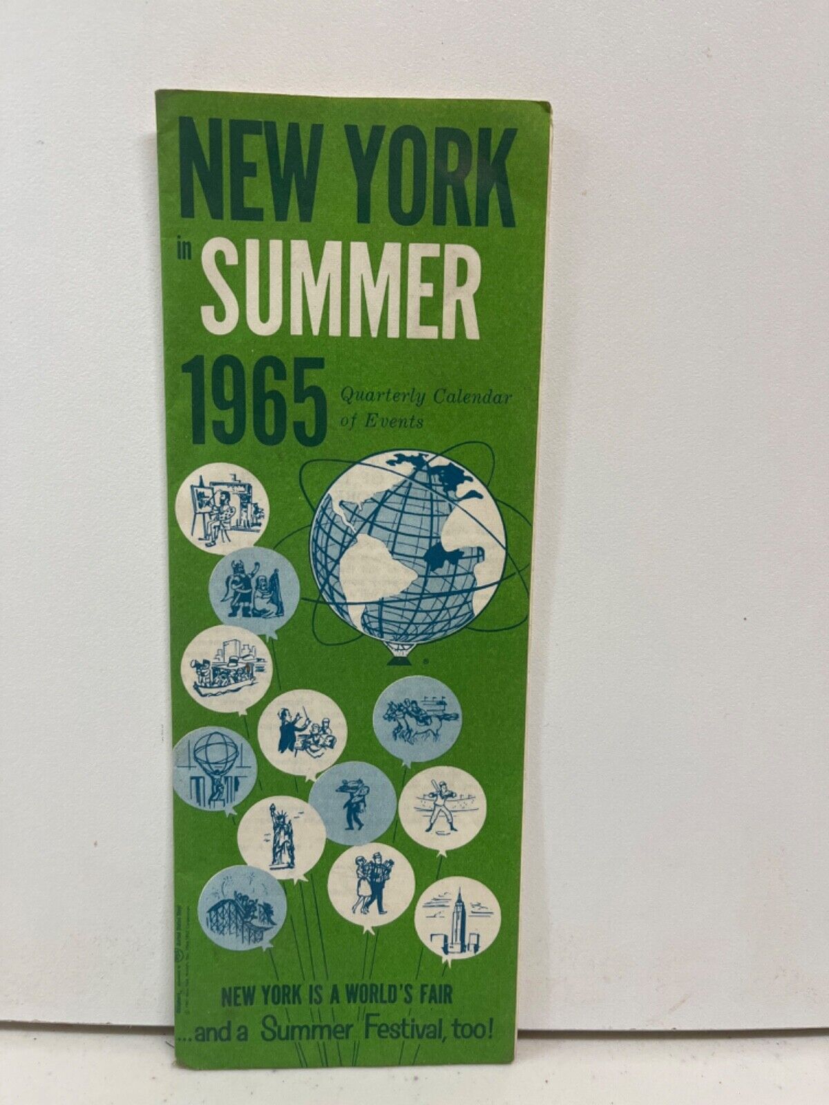 1965 New York Summer Quarterly Calenar of Events Brochure