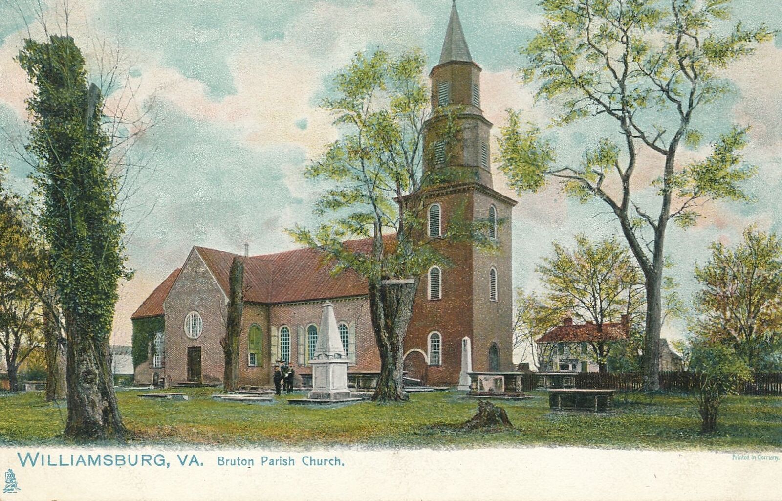 WILLIAMSBURG VA - Bruton Parish Church Tuck Postcard