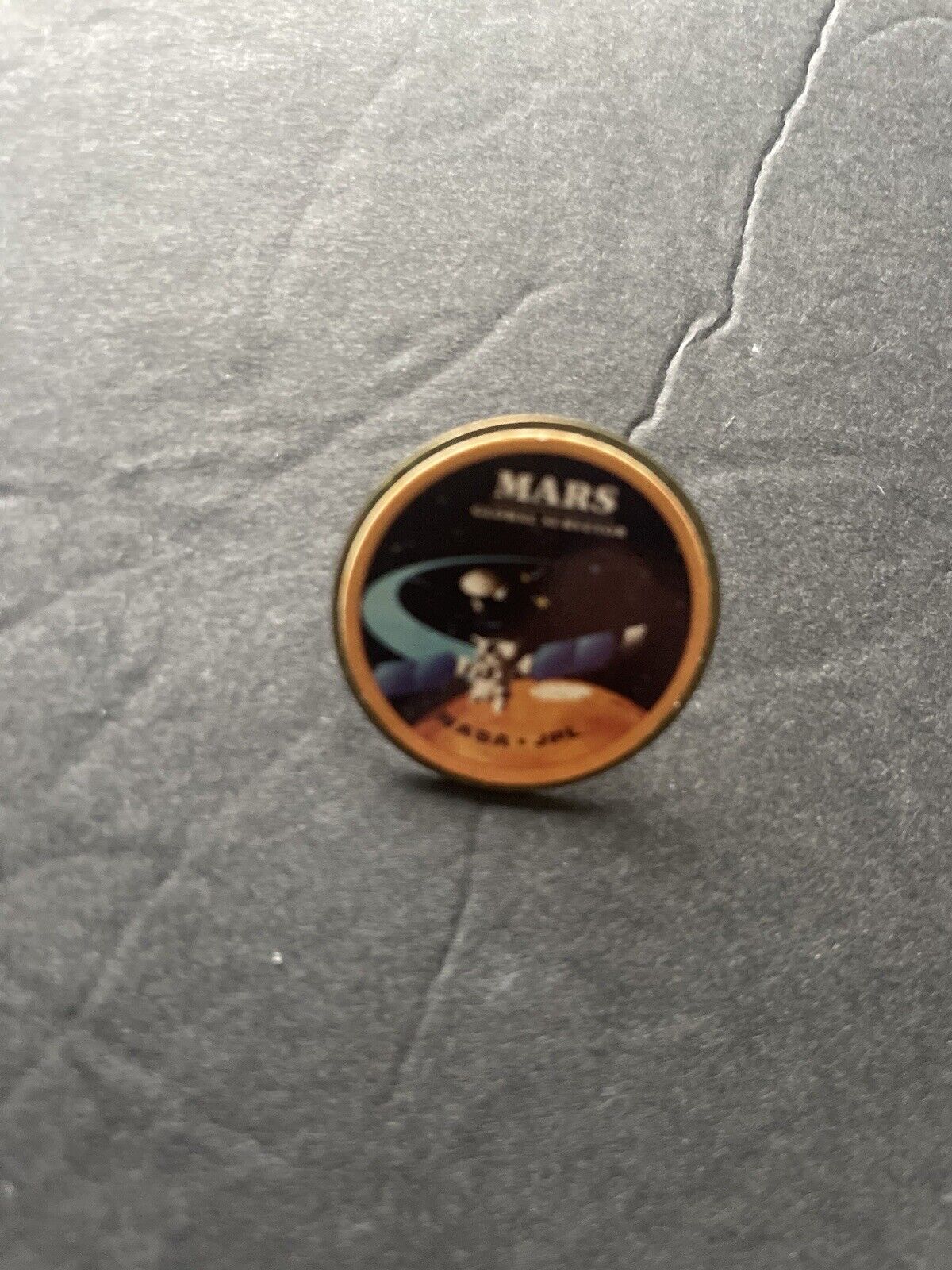 Mars Global Surveyor Nasa JPL Lapel Hat Pin