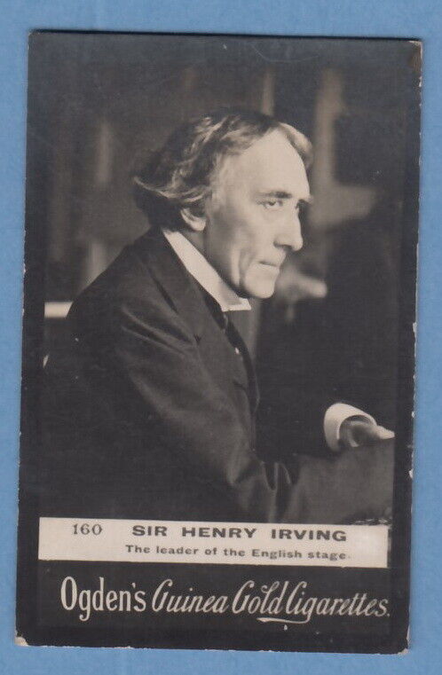 Vintage 1901 Photograph Card English Actor SIR HENRY IRVING John Henry Brodribb
