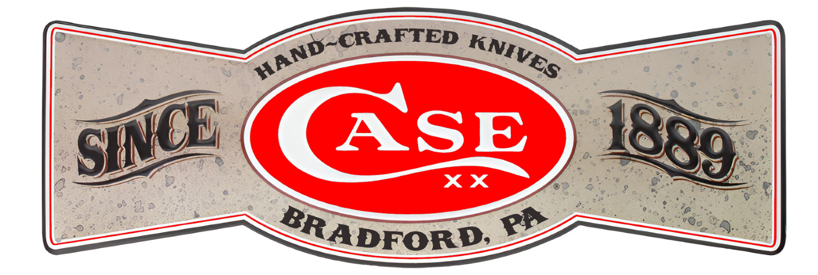 Case handcrafted knives  Metal Sign 6