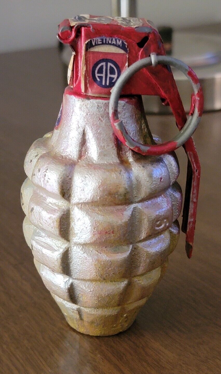 Dummy Lemon WW2 Military Era Grenade Accurate Size Replica Metal