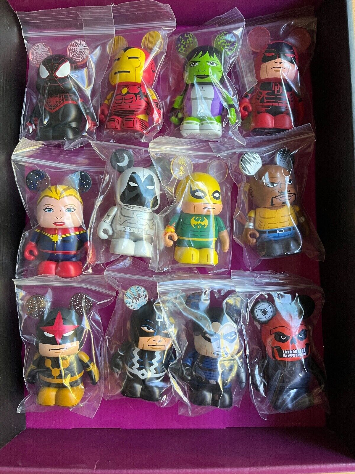 Disney Vinylmation Marvel 3 - Complete Set of 12 with Chaser