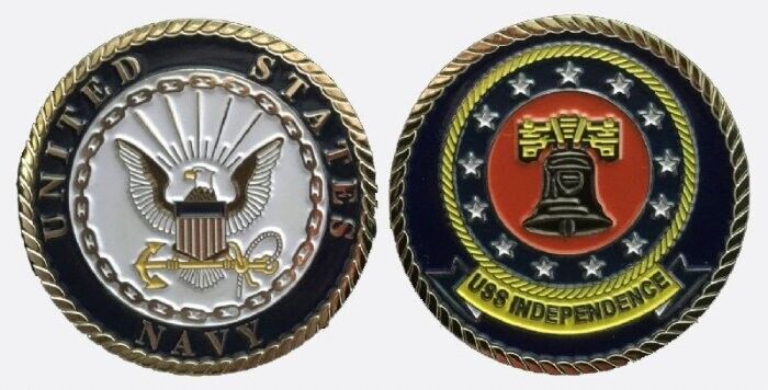 USS Independence CV-62 Challenge Coin (Enlisted Version)