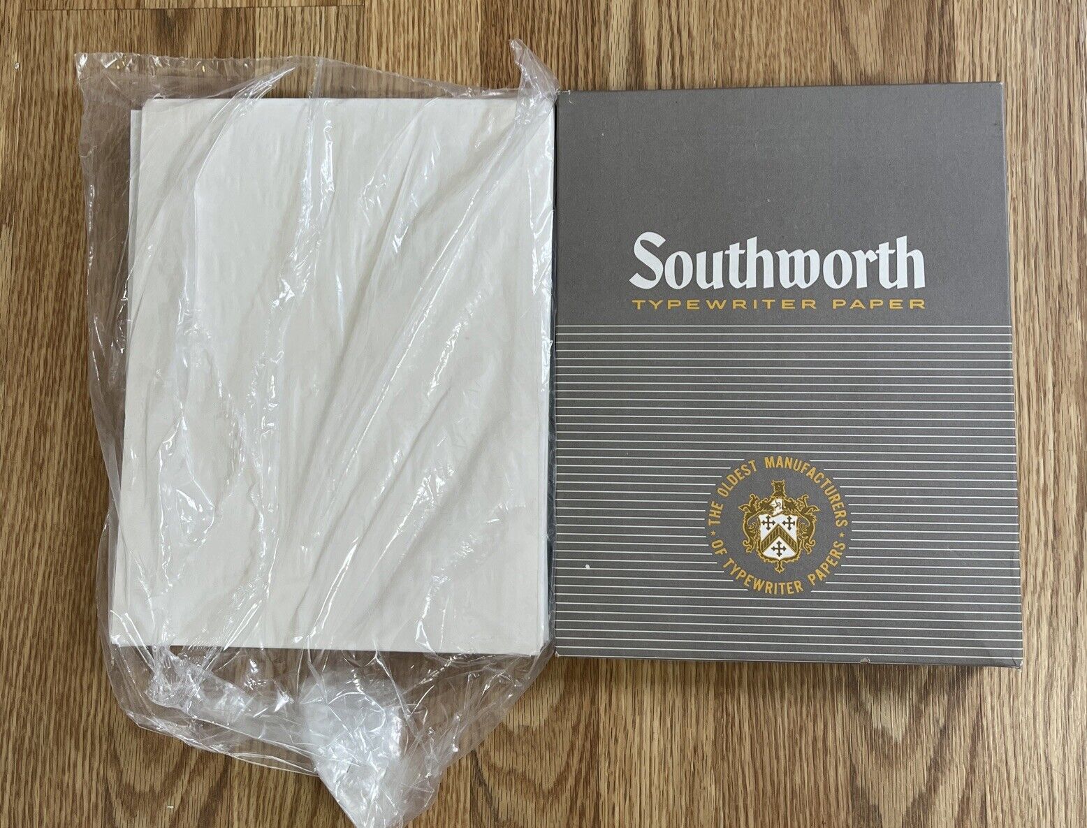 Vintage Southworth Typewriter Paper Box 8.5”x11” Size Paper, Approx 1000+ Sheets