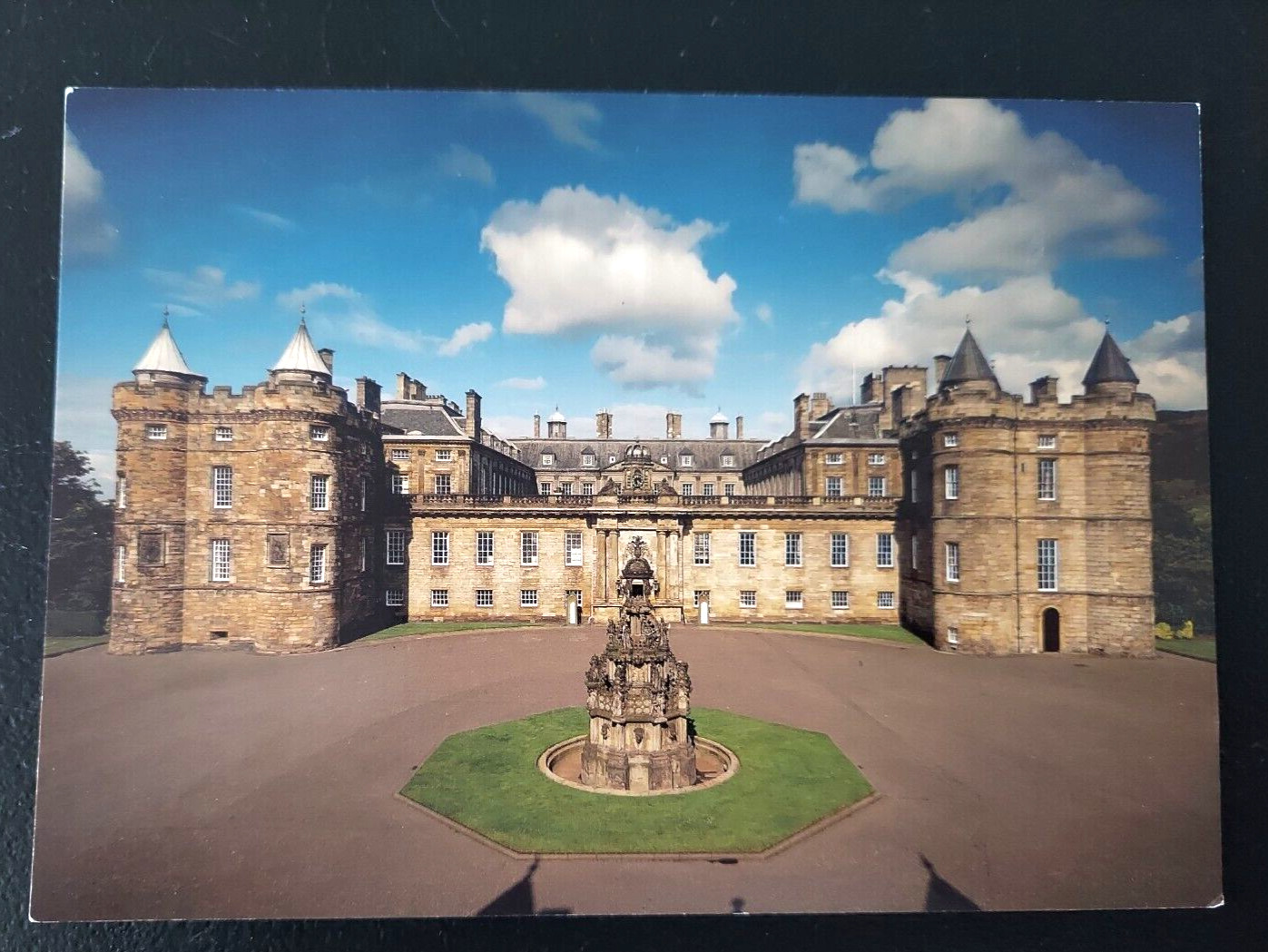 The Palace of HolyRoodHouse Postcard 1997 The West Front and Forecourt