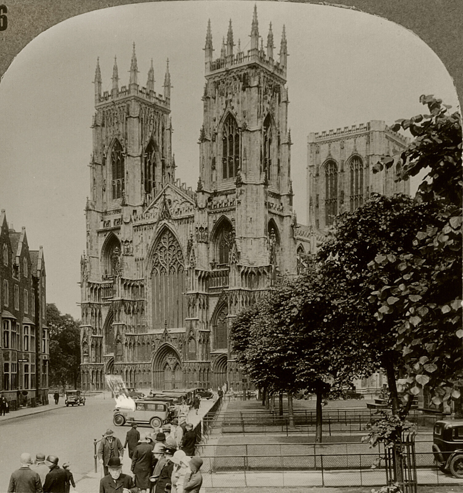 Keystone Stereoview of York Minster in England From 600/1200 Card Set #246 T2