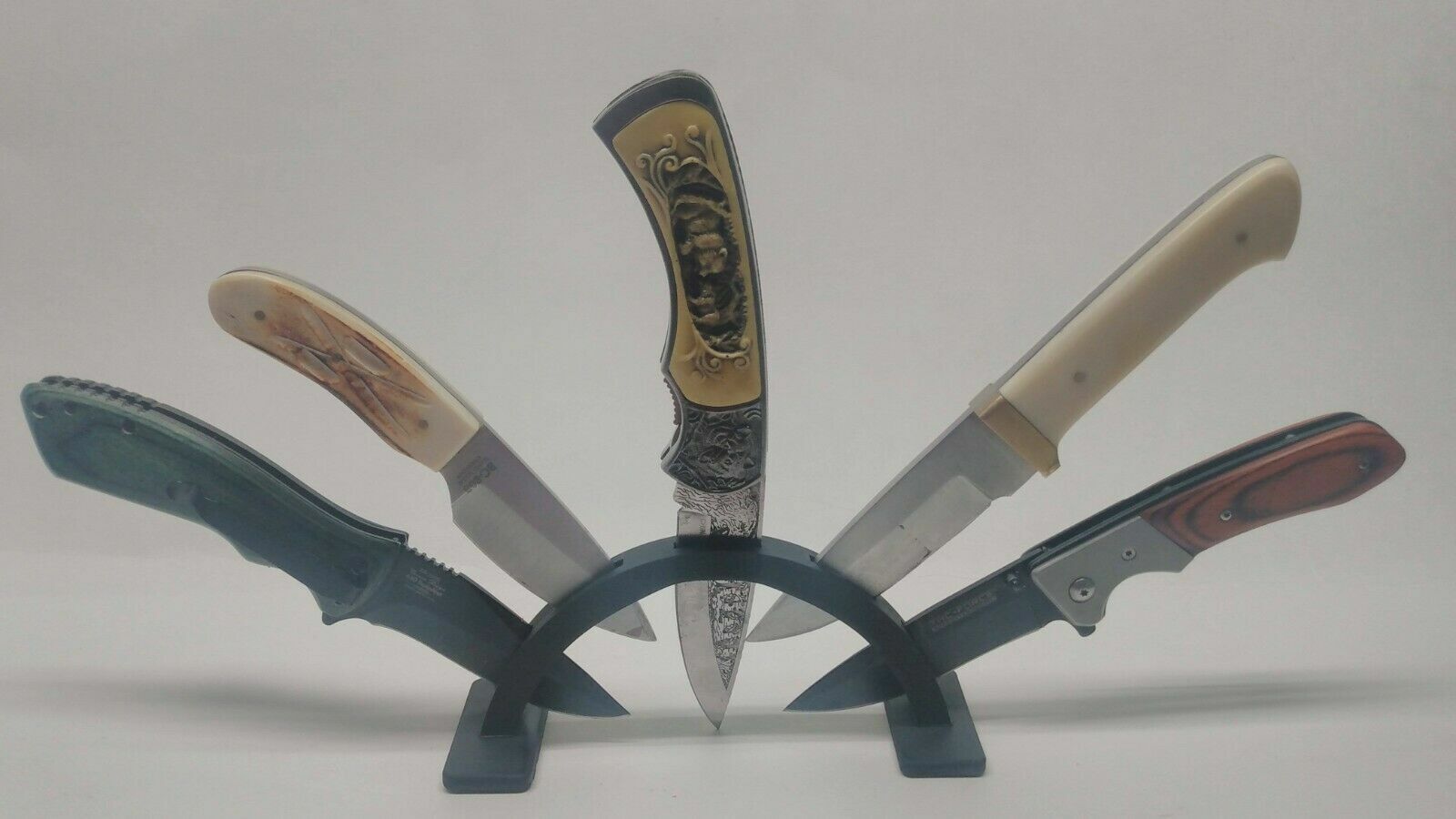 Knife Display Stand  for 5  Knives Knife Rack nn