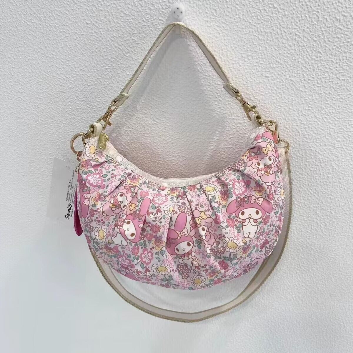 LeSportsac My Melody Mini Shoulder Bag Collaboration Pink