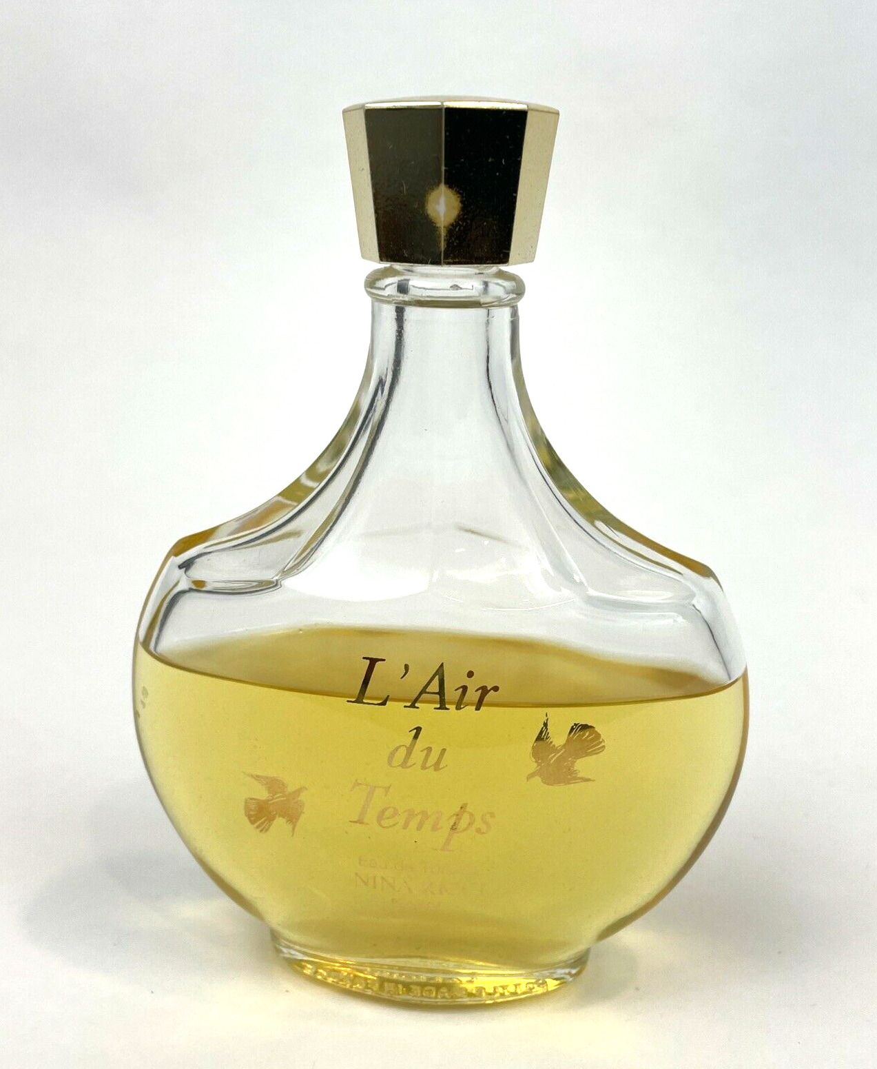 Vintage L'Air du Temps Eau de Toilette Nina Ricci Lalique Bottle 6.6 oz  200 ml 