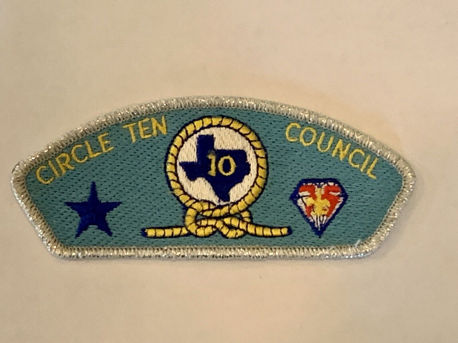 Circle Ten 10 CSP SA-9 Error Patch/Yel Letters - 1 of 107 - Book Value $600-$650